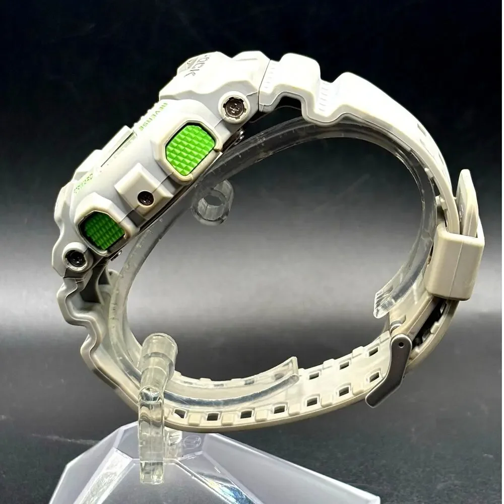 Casio G-Shock GA-110TS-8A3 Gray Neon Green Ana-Digi 51mm Men’s Watch